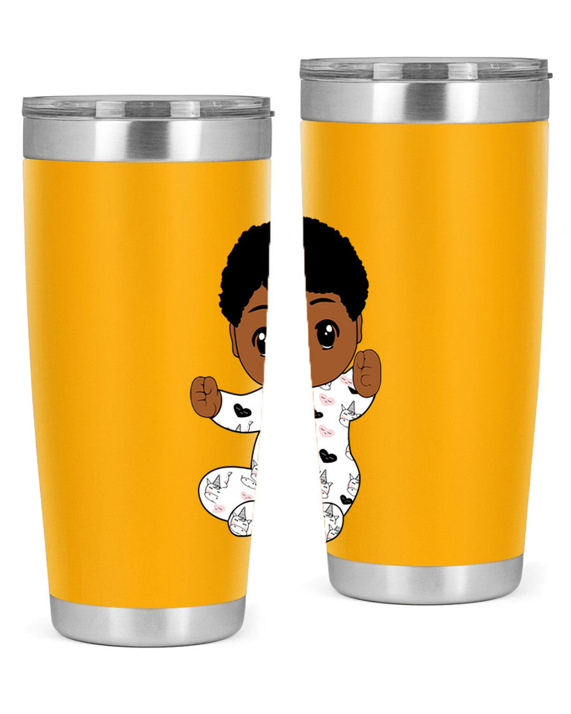 black baby boy 8#- black men - boys- tumbler