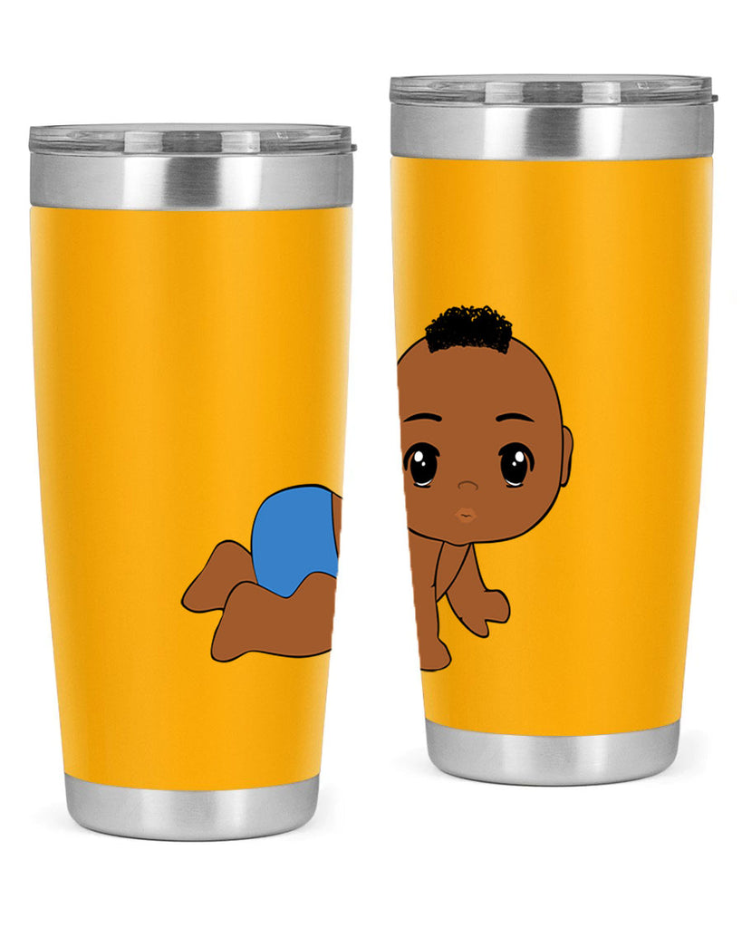 black baby boy 9#- black men - boys- tumbler