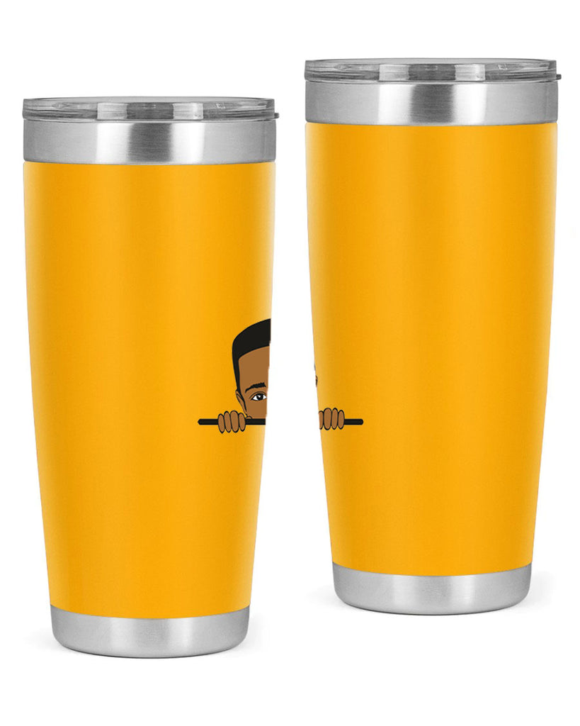 black boy 5#- black men - boys- tumbler