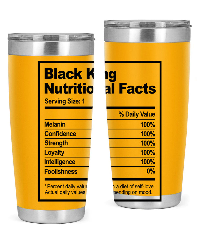 black king nutritional facts 231#- black words phrases- Cotton Tank