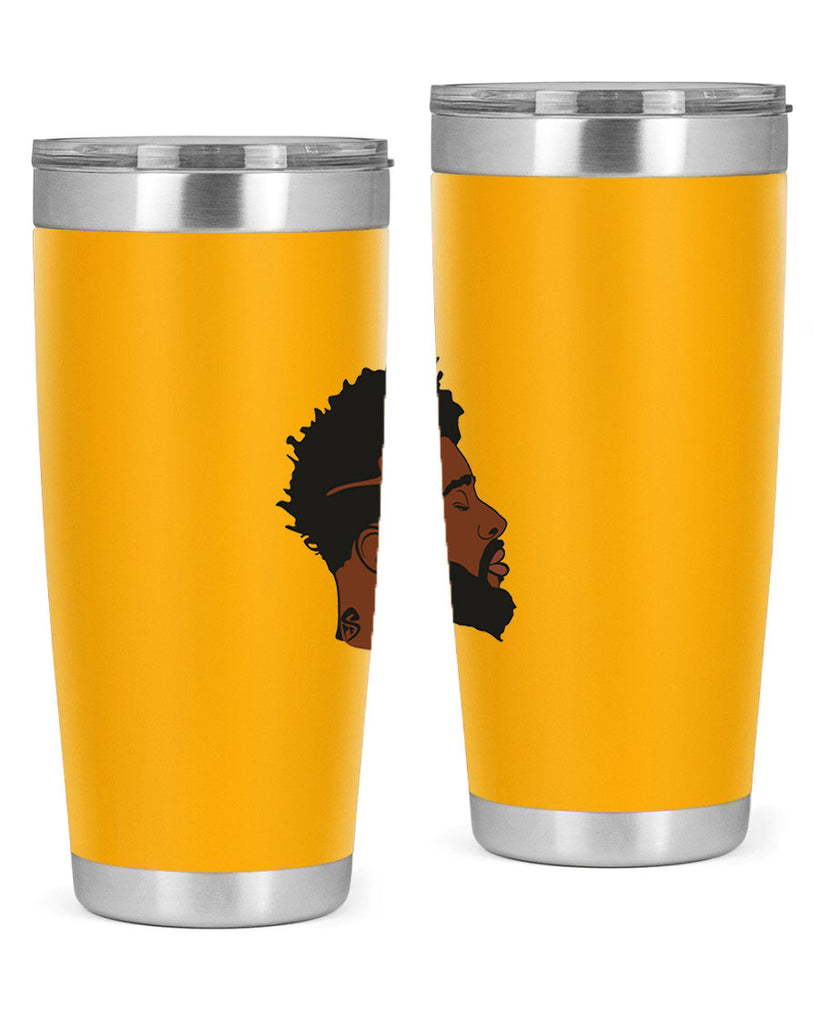black man 30#- black men - boys- tumbler