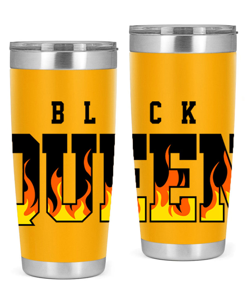 black queen flames 220#- black words phrases- Cotton Tank