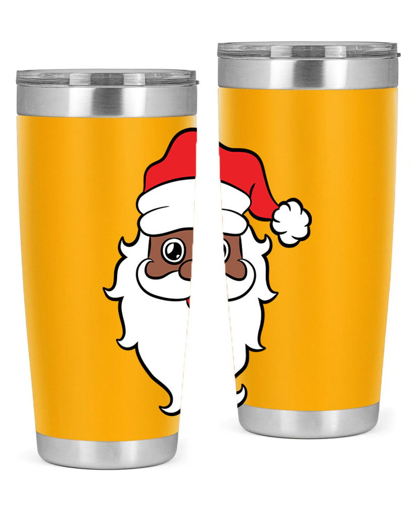black santa 25#- black men - boys- tumbler