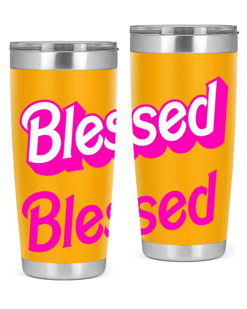 blessed barbie 193#- black words phrases- Cotton Tank