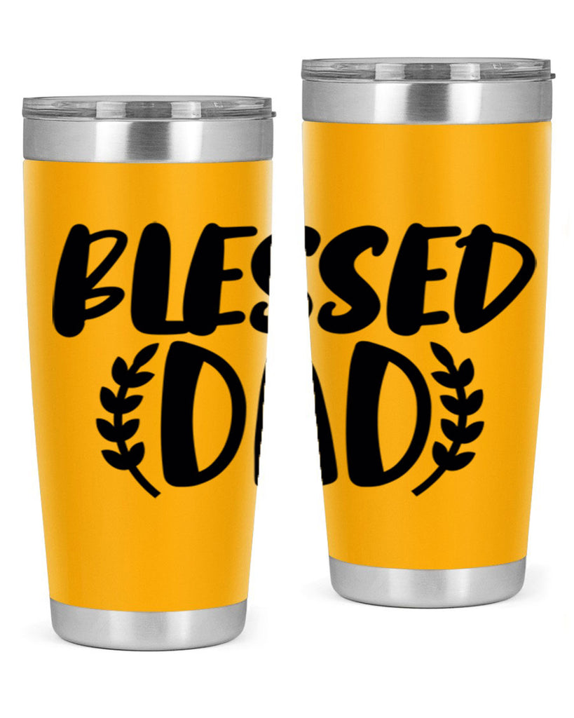 blessed dad 36#- dad- Tumbler