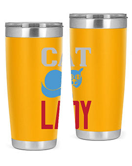 cat lady Style 31#- cat- Tumbler
