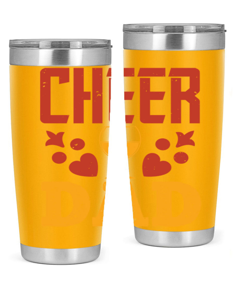 cheer dad 121#- fathers day- Tumbler
