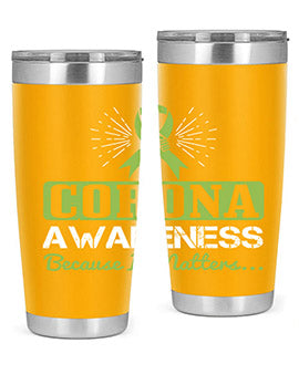 corona awareness because it matters Style 26#- corona virus- Tumbler
