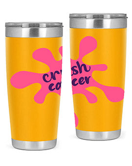 crush cancer Style 14#- breast cancer- Tumbler