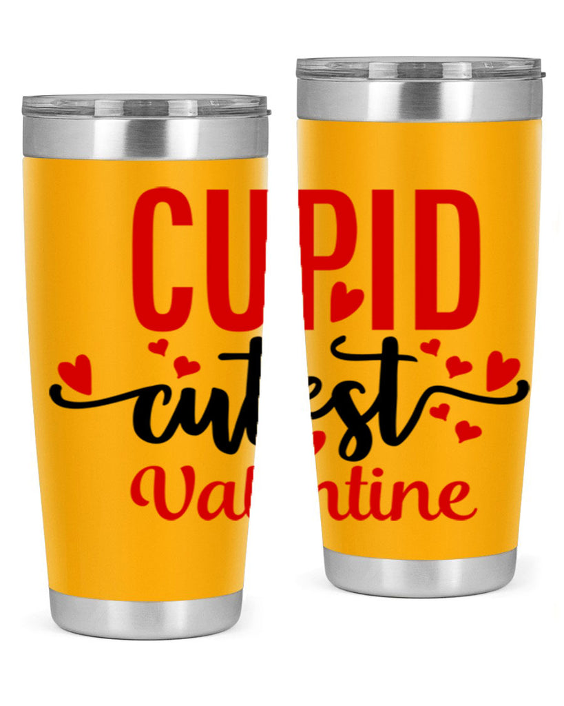 cupid cutest valentine 80#- valentines day- Tumbler