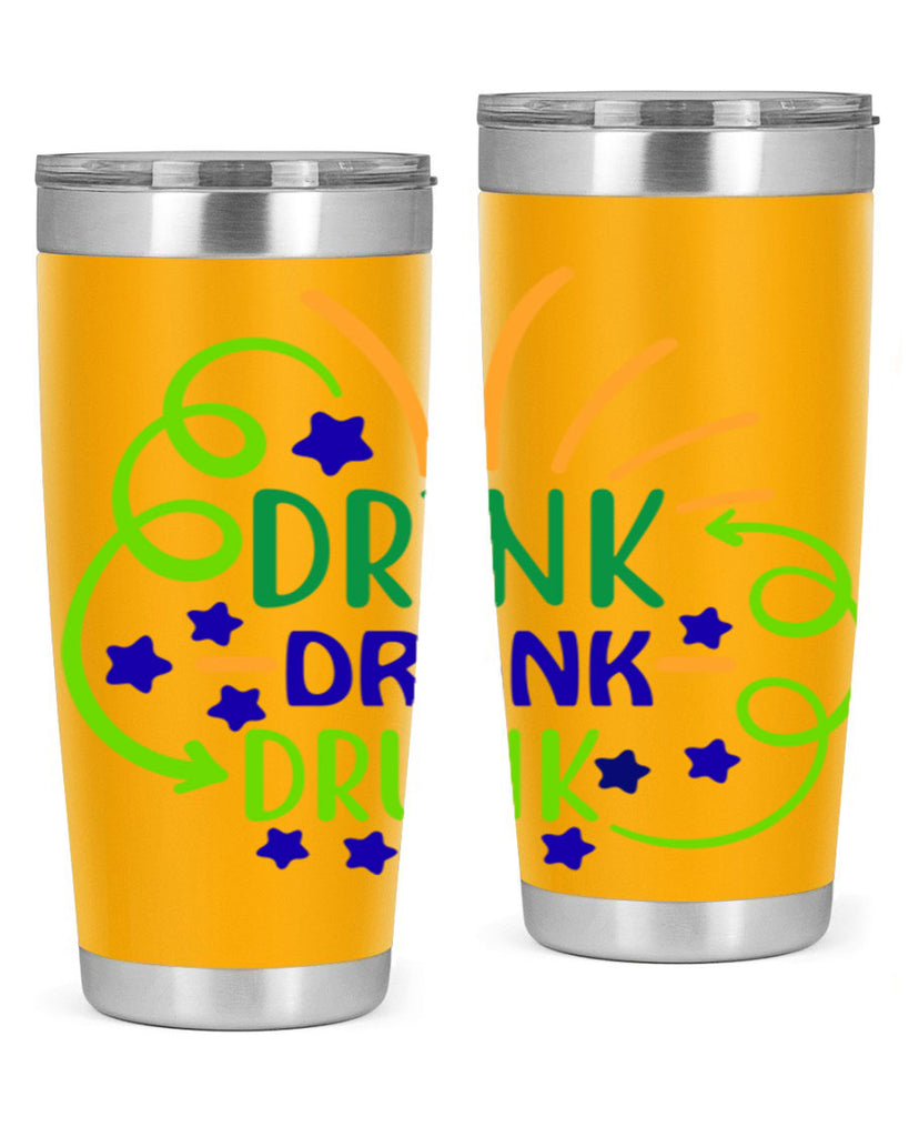 drink drank drunk 23#- mardi gras- Tumbler