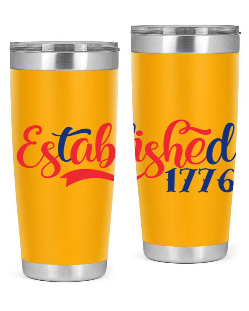 established Style 46#- Fourt Of July- Tumbler