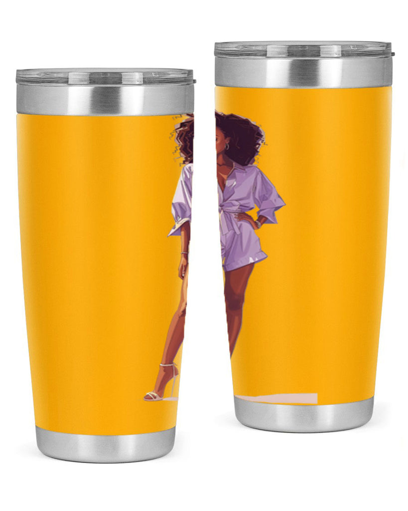 fashion girl in lavender 70#- fashion- Cotton Tank