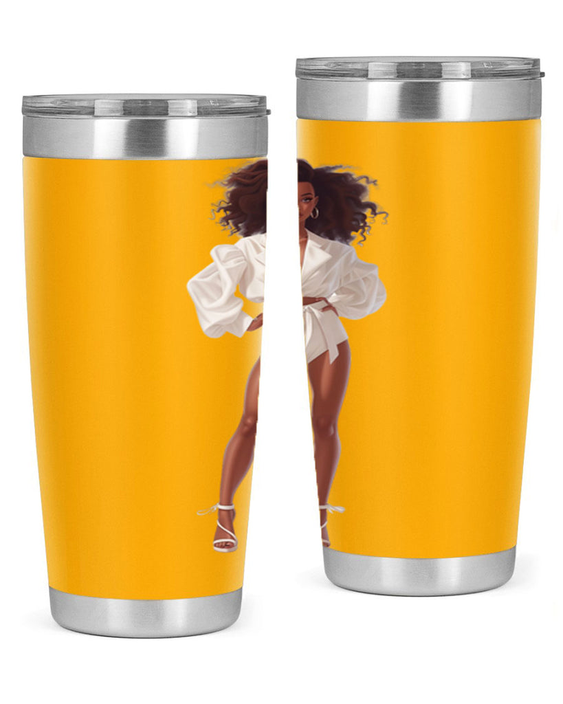 fashion girl in white 82#- fashion- Cotton Tank