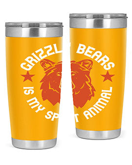grizzly bears is my spirit animal 13#- Bears- Tumbler