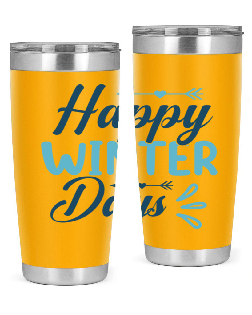happy winter days 120#- winter- Tumbler
