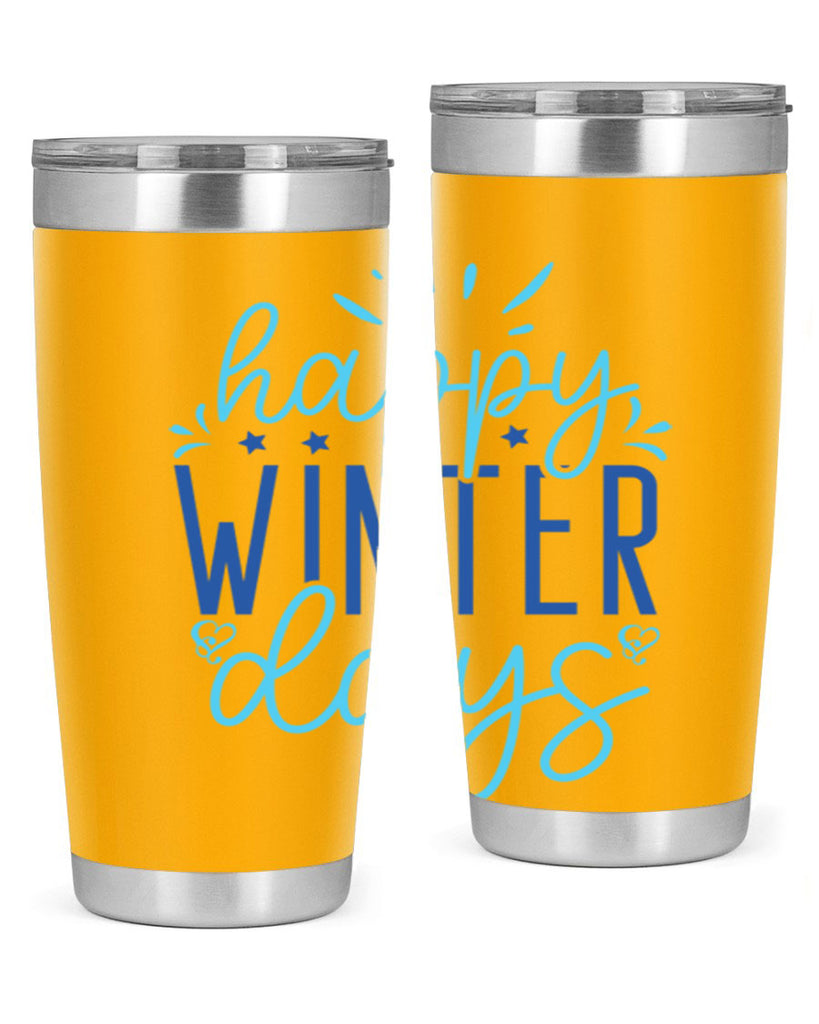 happy winter days 121#- winter- Tumbler
