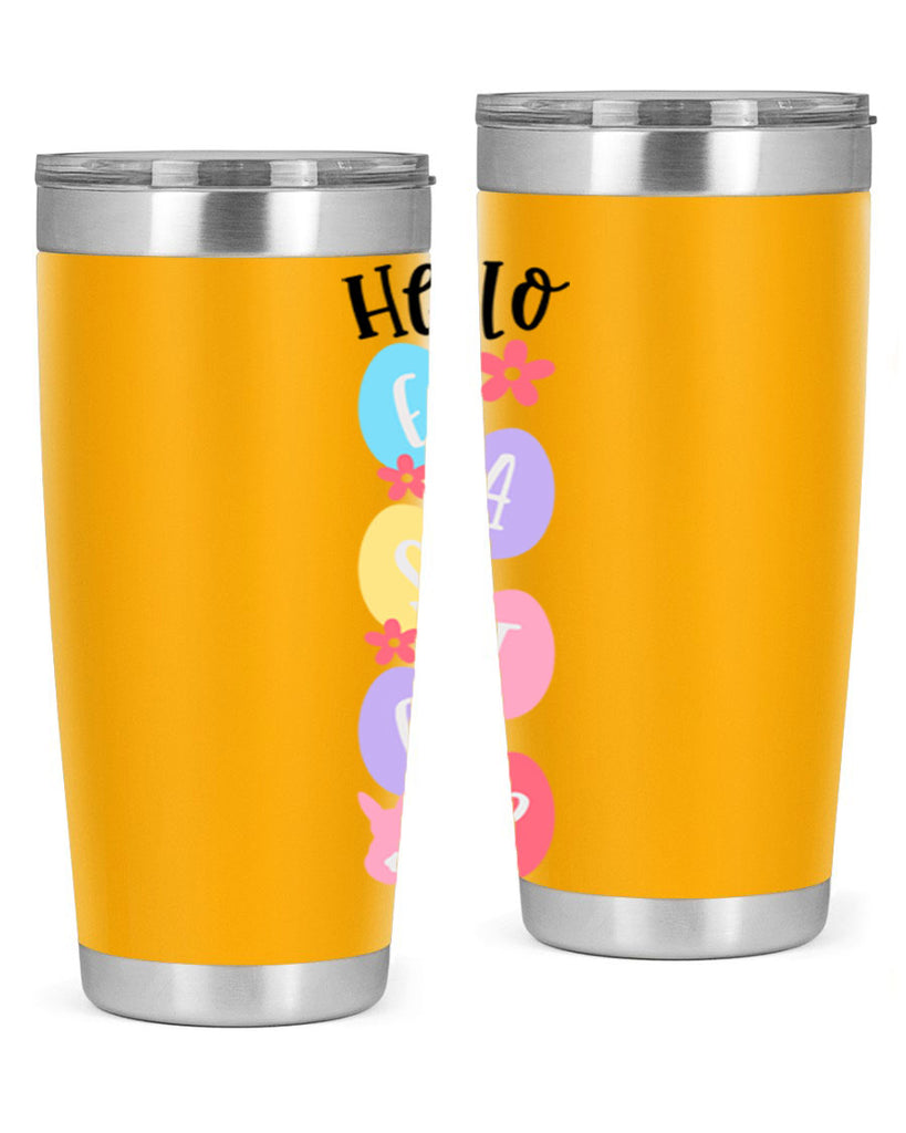 hello easter 32#- easter- Tumbler