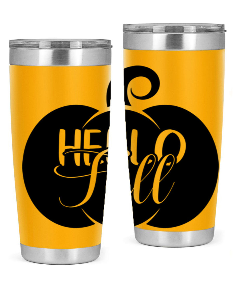 hello fall 275#- fall- Tumbler
