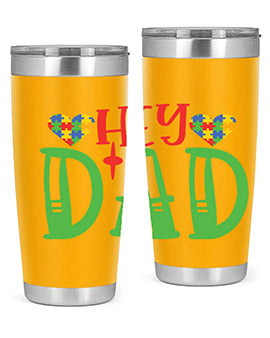 hey dad Style 14#- autism- Tumbler