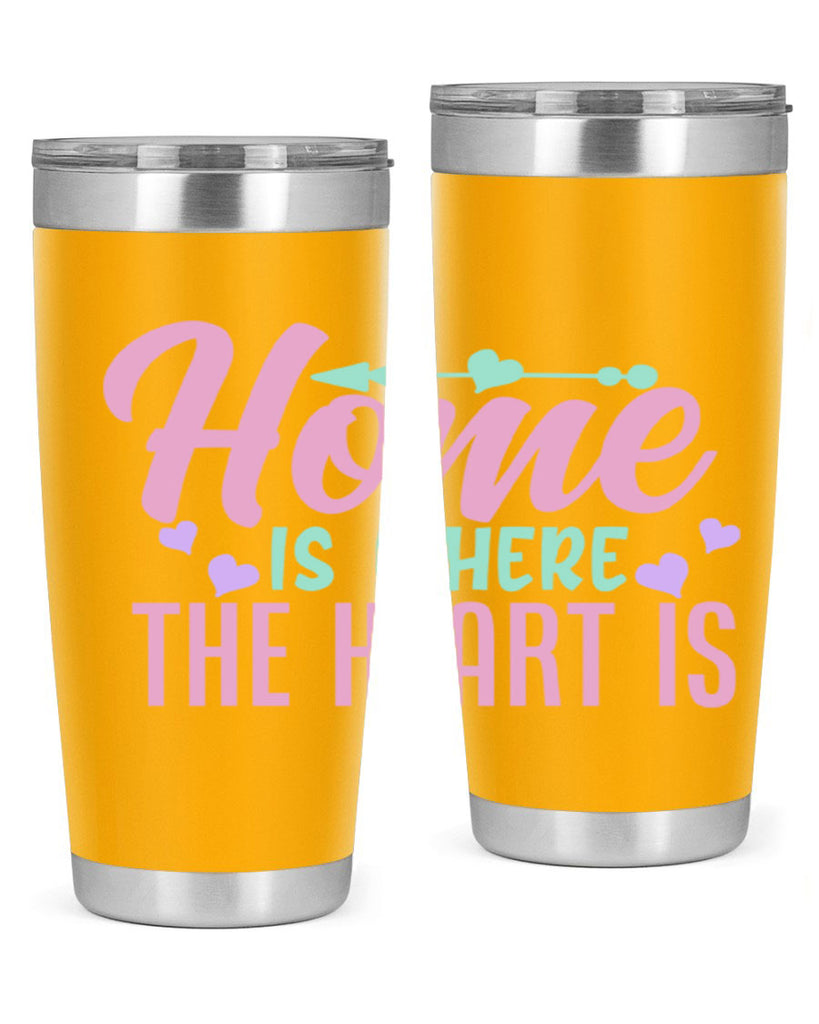 home is where the heart is 39#- home- Tumbler