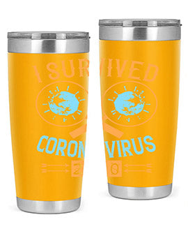 i survived corona virus Style 34#- corona virus- Tumbler