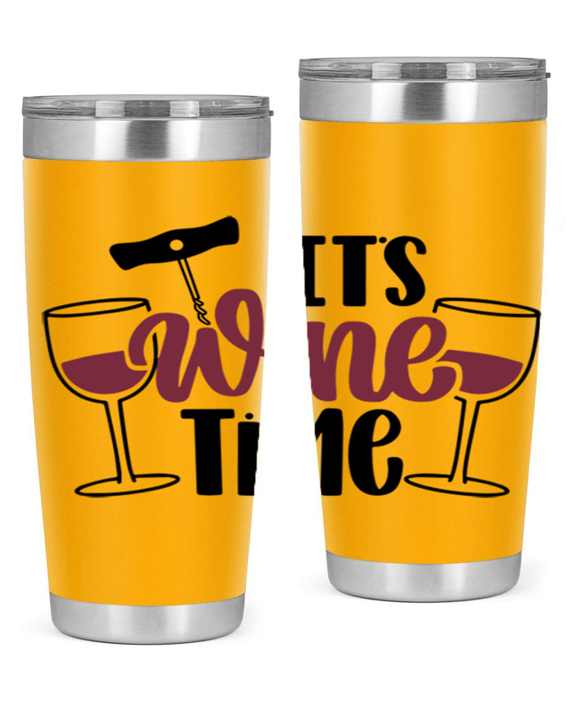 its wine time 46#- wine- Tumbler