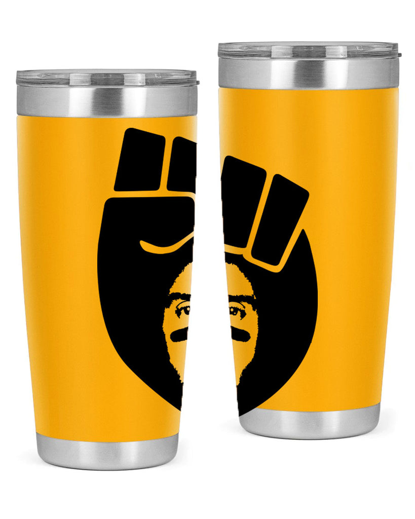 kaepernick fist hair 22#- black men - boys- tumbler
