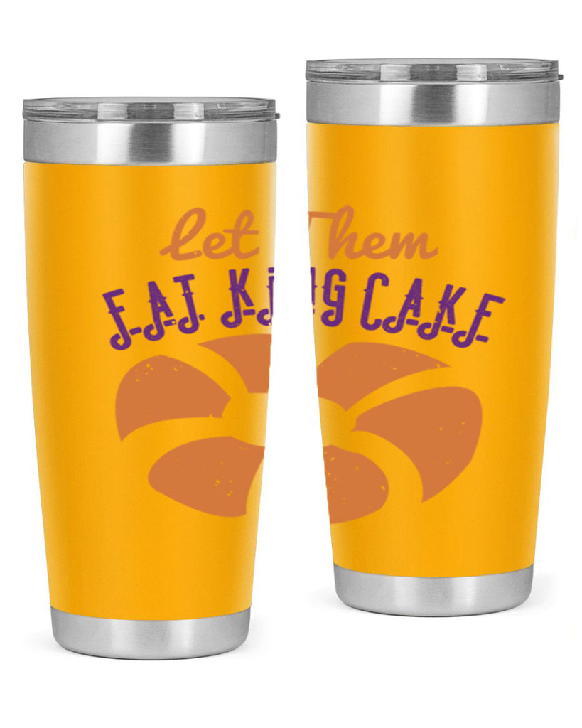 let them eat king cake 50#- mardi gras- Tumbler