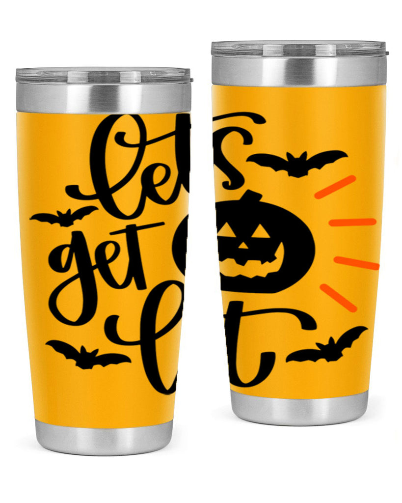 lets get lit 48#- halloween- Tumbler