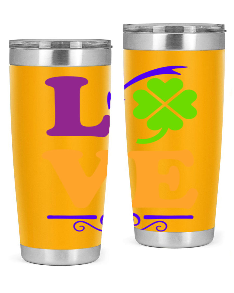 love 18#- mardi gras- Tumbler