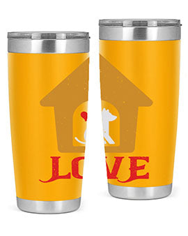love Style 161#- dog- Tumbler