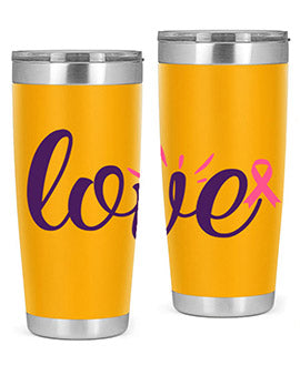 love Style 7#- breast cancer- Tumbler