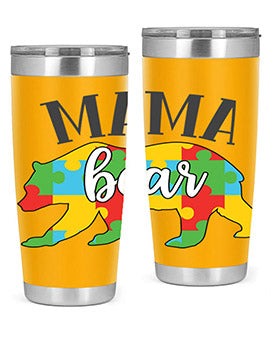 mama bear Style 32#- autism- Tumbler