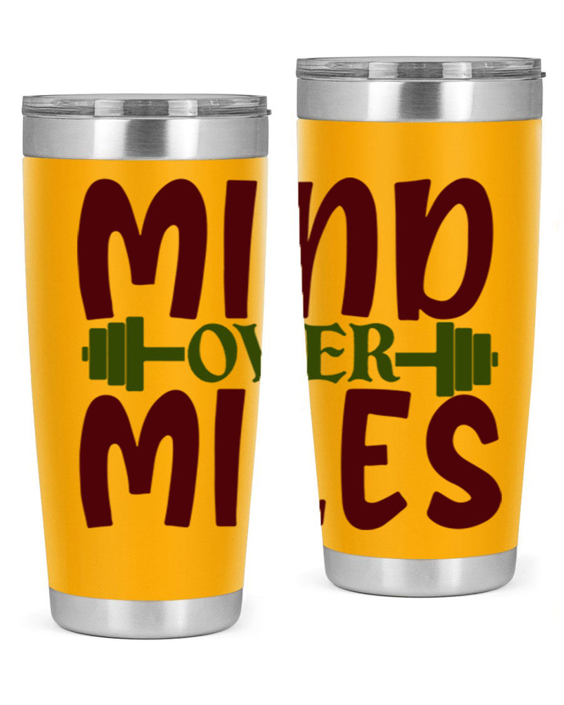 mind over miles 29#- gym- Tumbler