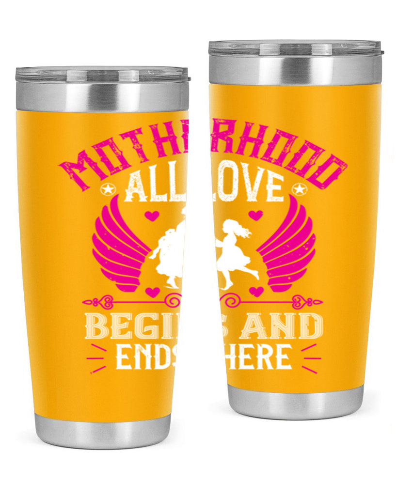 motherhood all love 57#- mothers day- Tumbler