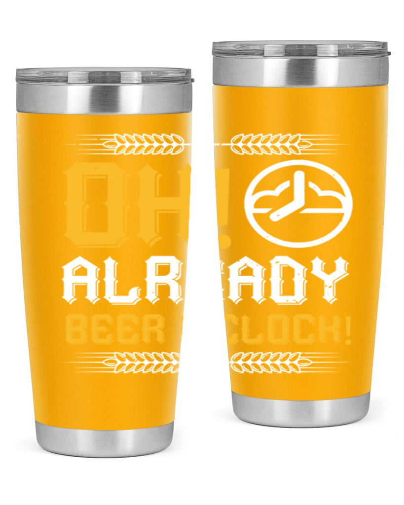 oh already beer oclock 54#- beer- Tumbler
