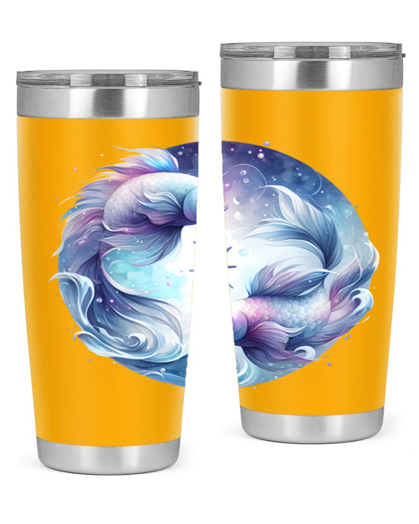 pisces 349#- zodiac- Tumbler
