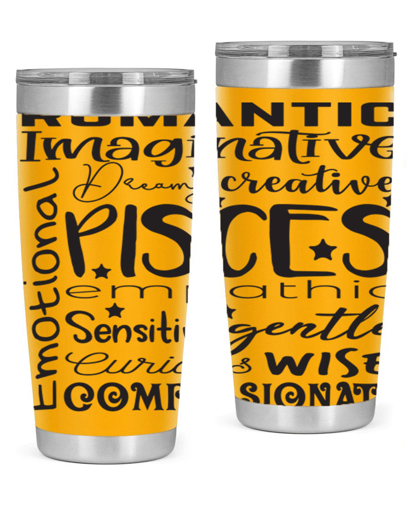pisces 570#- zodiac- Tumbler