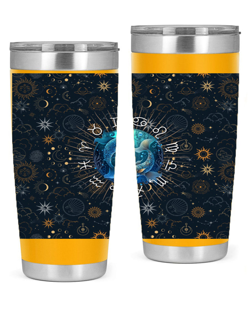 pisces Straight 366#- zodiac- Tumbler