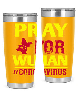 pray for wuhan coronavirus Style 27#- corona virus- Tumbler