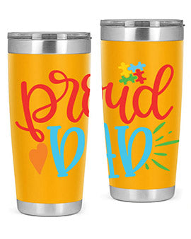 proud dad Style 36#- autism- Tumbler