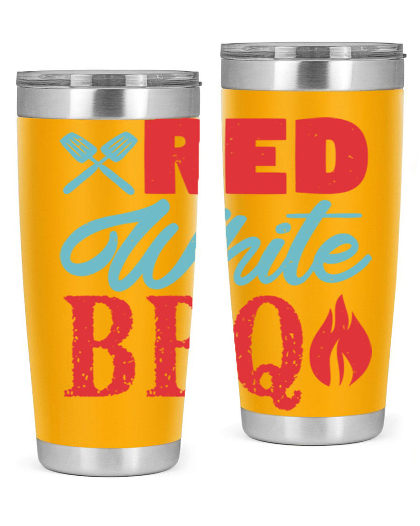 red white bbq 15#- bbq- Tumbler
