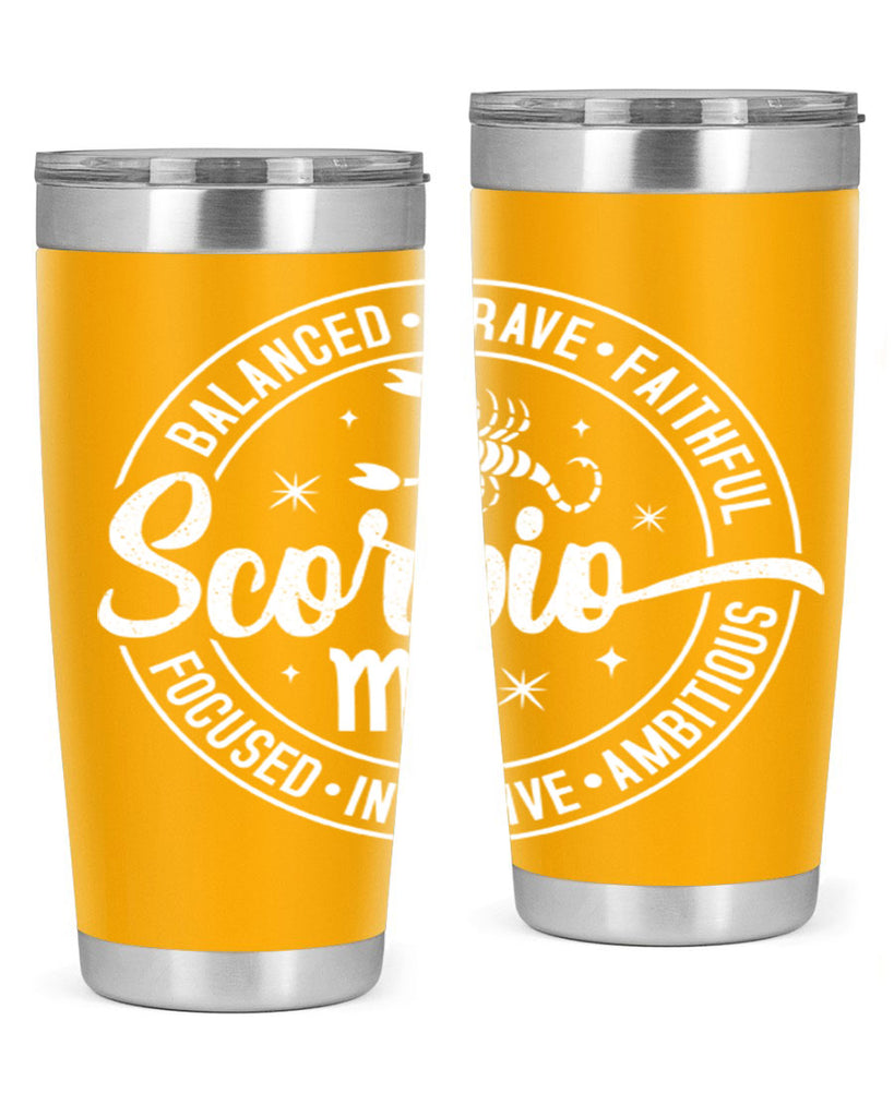 scorpio 439#- zodiac- Tumbler