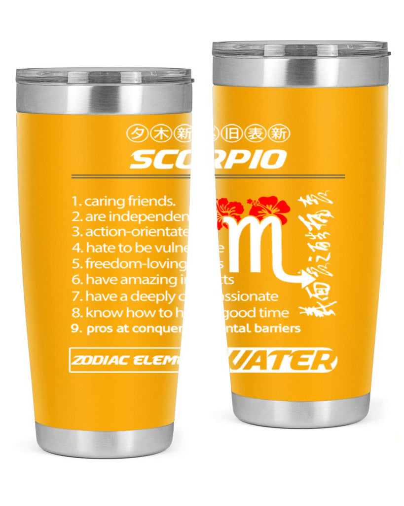 scorpio 456#- zodiac- Tumbler
