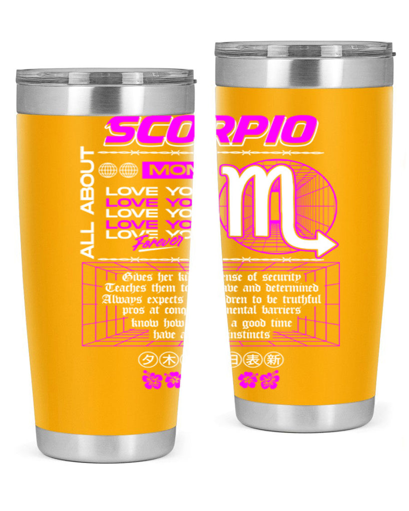scorpio 457#- zodiac- Tumbler