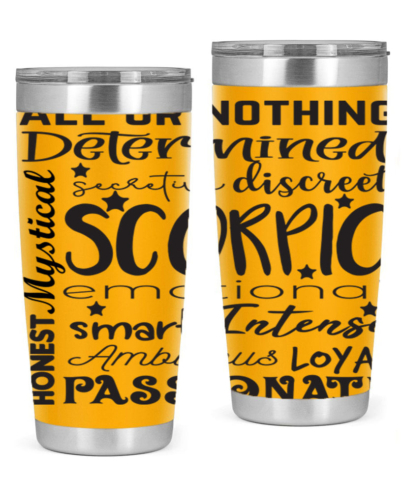 scorpio 572#- zodiac- Tumbler