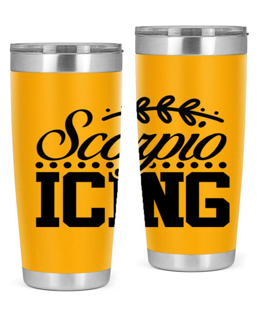 scorpio icing 442#- zodiac- Tumbler