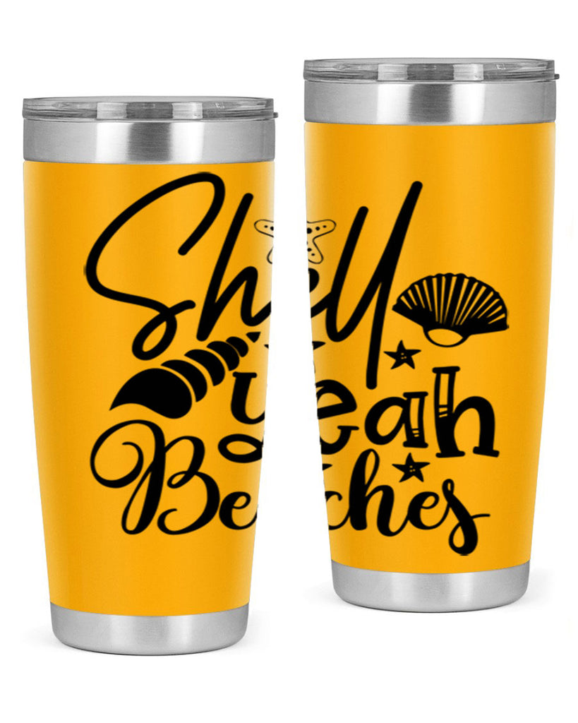 shell yeah beaches Style 75#- summer- Tumbler