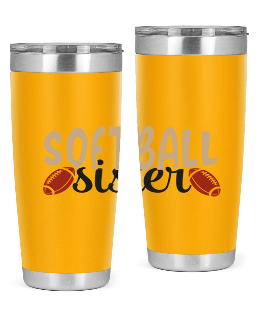 softball sister 2272#- softball- Tumbler